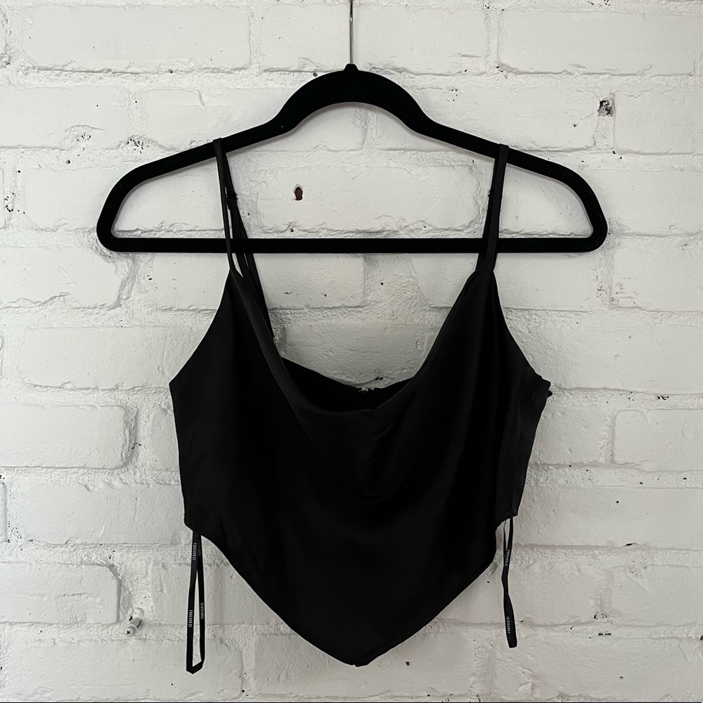 Satin Cowl-neck Cami